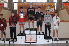 106 lb - Placers - 1st T. Mateo, 2nd J. Figueroa, 3rd S. Cain, 4th V. Joy, 5th M. Beitko, 6th G. Hunt, 7th H. Owens, 8th W. Jaunzemis