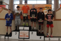 138 lb - Placers - 1st B. Bartos, 2nd M. Bauer, 3rd R. Alberty, 4th T. Ulmer, 5th B. Becker, 6th B. Parrigan, 7th L. Slone, 8th W. McCune