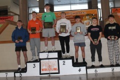 144 lb - Placers - 1st A. Oscar, 2nd O. Patrizi, 3rd L. Letner, 4th K. Hay, 5th G. Luikart, 6th B. Bumgarner, 7th B. Wells, 8th W. Meisner
