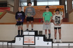 157 lb - Placers - 1st G. Miller, 2nd C. Clark, 3rd A. Kyser, 4th L. Lee, 5th S. Lenhartm, 6th A. Johnston, 7th G. Resor, 8th K. Locker