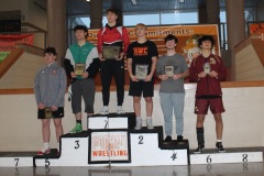 175 lb - Placers - 1st K. Bish, 2nd T. Gibson, 3rd L. Leedy, 4th B. Mcdaniel, 5th J. Stephens, 6th R. Bose, 7th J. Unger, 8th M. Mooney