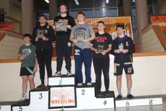 215 lb - Placers - 1st A. Young, 2nd M. Garno, 3rd S. Radeff, 4th A. Thompson, 5th A. Schlosse, 6th B. Vance, 7th B. Rose, 8th T. Maglott