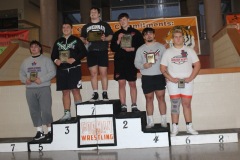 285 lb - Placers - 1st D. Martin, 2nd H. Greenleaf, 3rd L. Remy, 4th H. Butcher, 5th L. Jenkins, 6th G. Garrett, 7th N. Taylor, 8th G. Cyrus